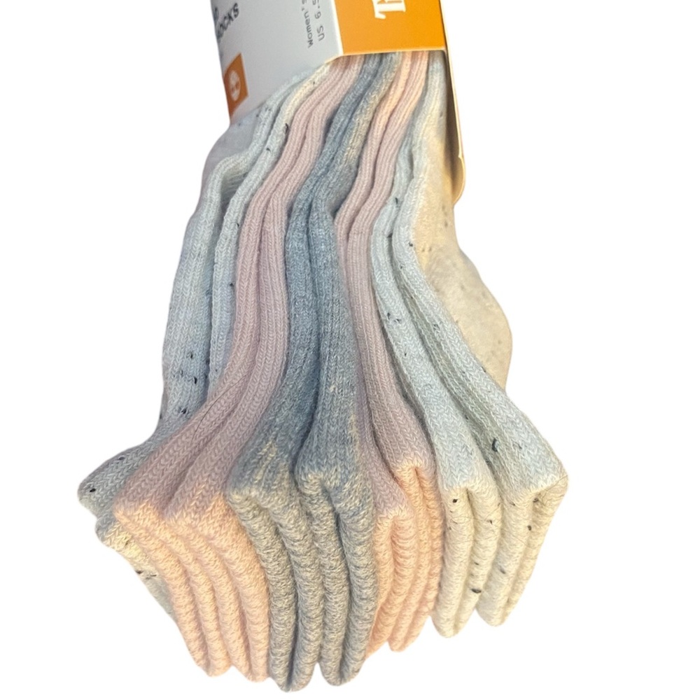 Timberland Cushioned Quarter 5 Pair Socks - Picture 8 of 8